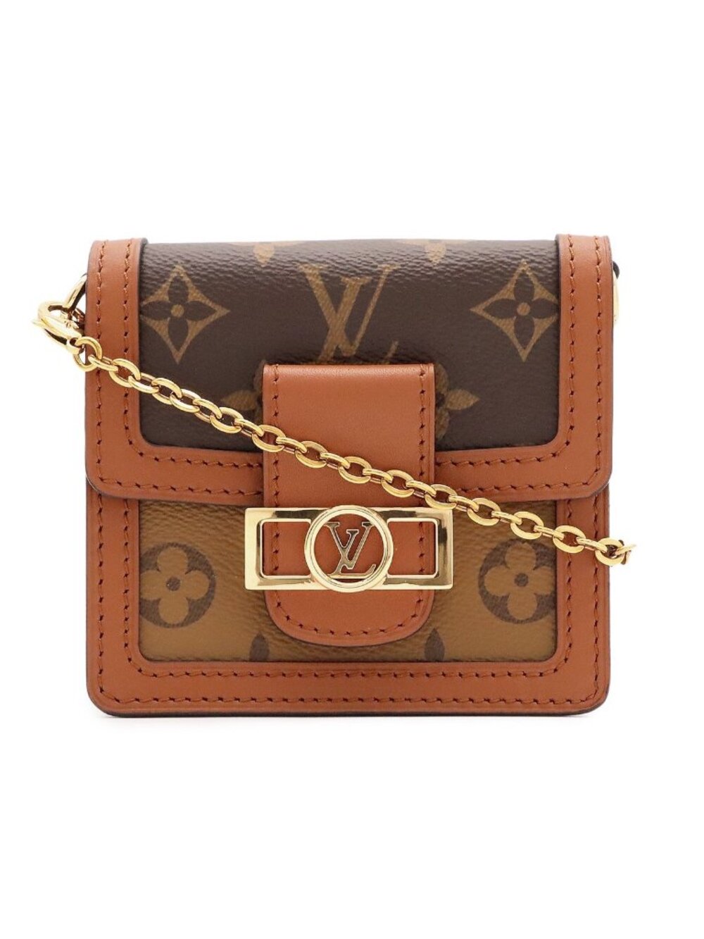 Louis Vuitton Monogram Reverse Bumbag Dauphine BB Belt Bag 2-Way